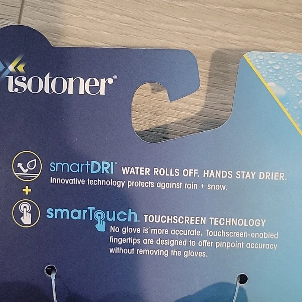 NWT- Isotoner Gloves with touch screen technology